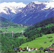 Klosters in Schweiz (Graub�nden)