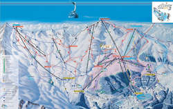 Pistenplan von Arosa