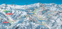 Pistenplan von Dorfgastein