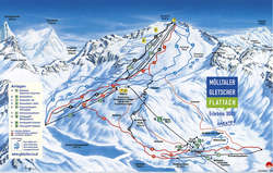 Pistenplan von Flattach