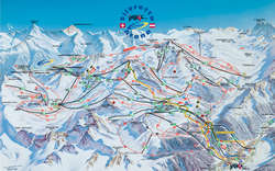 Pistenplan von Ischgl