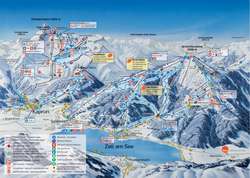 Pistenplan von Kaprun