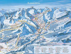 Pistenplan von Kleinwalsertal