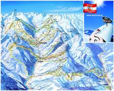 Pistenplan von Leogang
