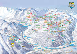 Pistenplan von Mayrhofen