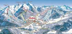 Pistenplan von Seefeld