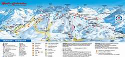 Pistenplan von Warth