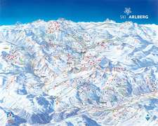 Pistenplan von Z�rs am Arlberg
