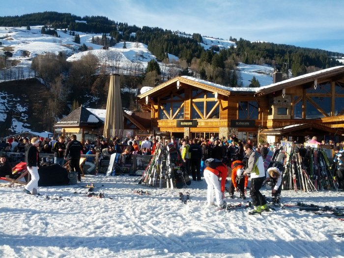 Apres Ski feiern in Hinterglemm